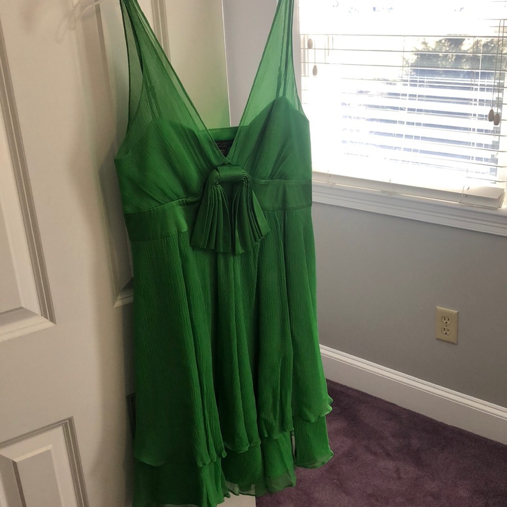 Betsey Johnson, green dress. Size 6. No damage.
